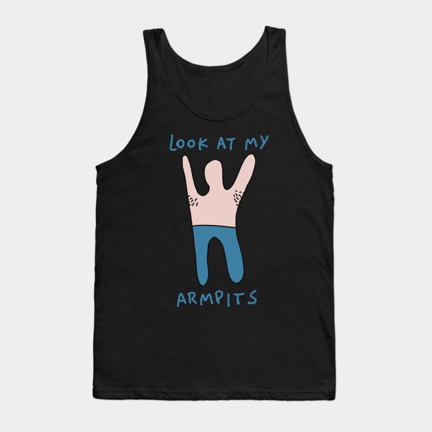 Armpit Hair - No Shave (Feminist) Drawing Tank Top by isstgeschichte